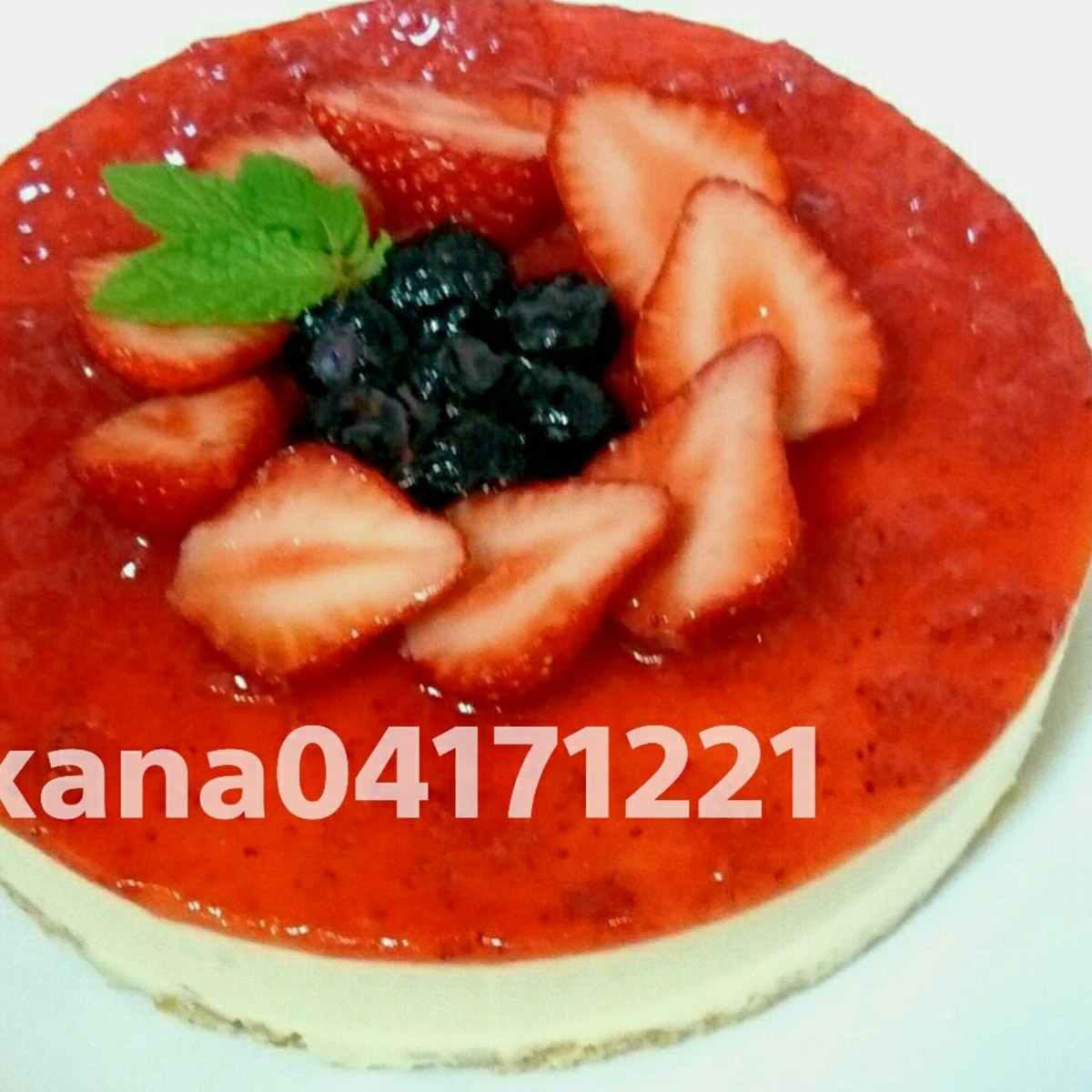 真っ赤な苺ソースのレアチーズケーキ レシピ 作り方 By Kana 楽天レシピ